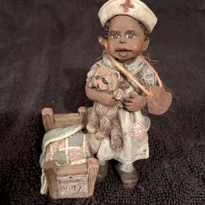 Vintage 1991 Sarah’s Attic Nurse Pansy Figurine